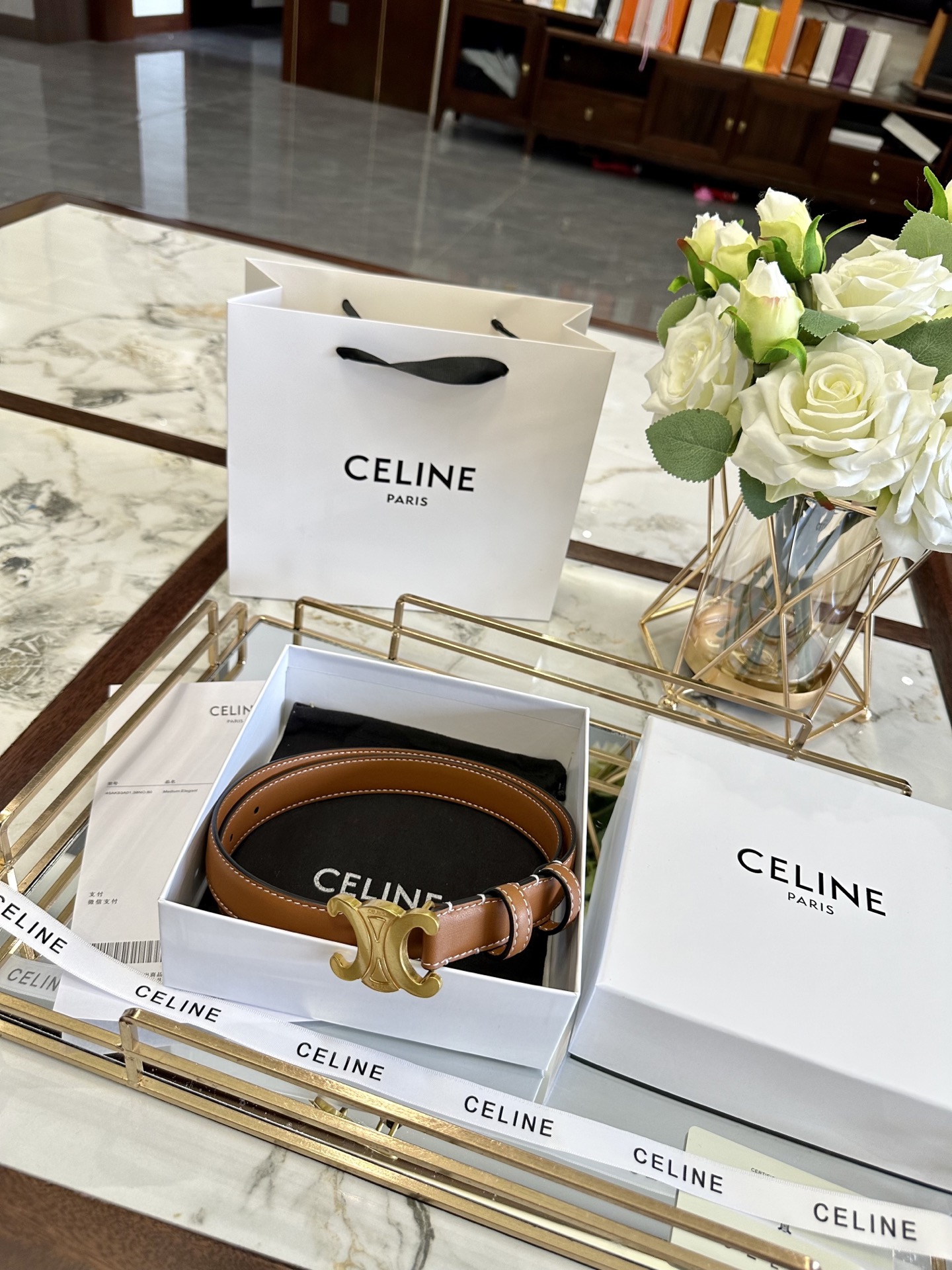 CELINE belt model 08